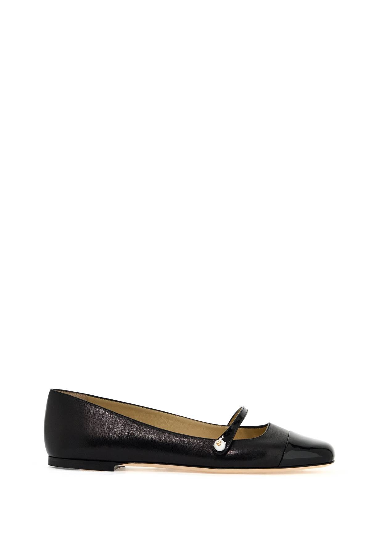 JIMMY CHOO Elegant Pointed Toe Ballerina Flats