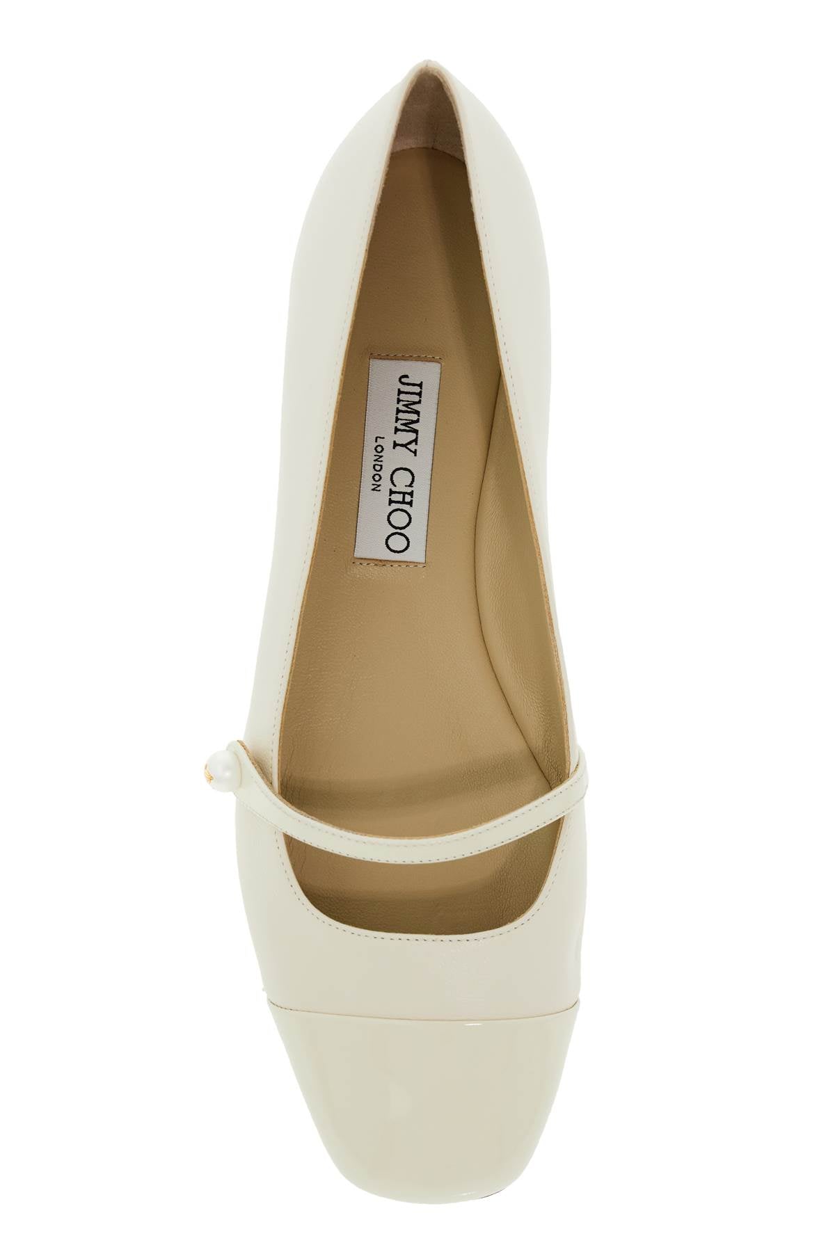 JIMMY CHOO Elegant Pointed Toe Ballerina Flats