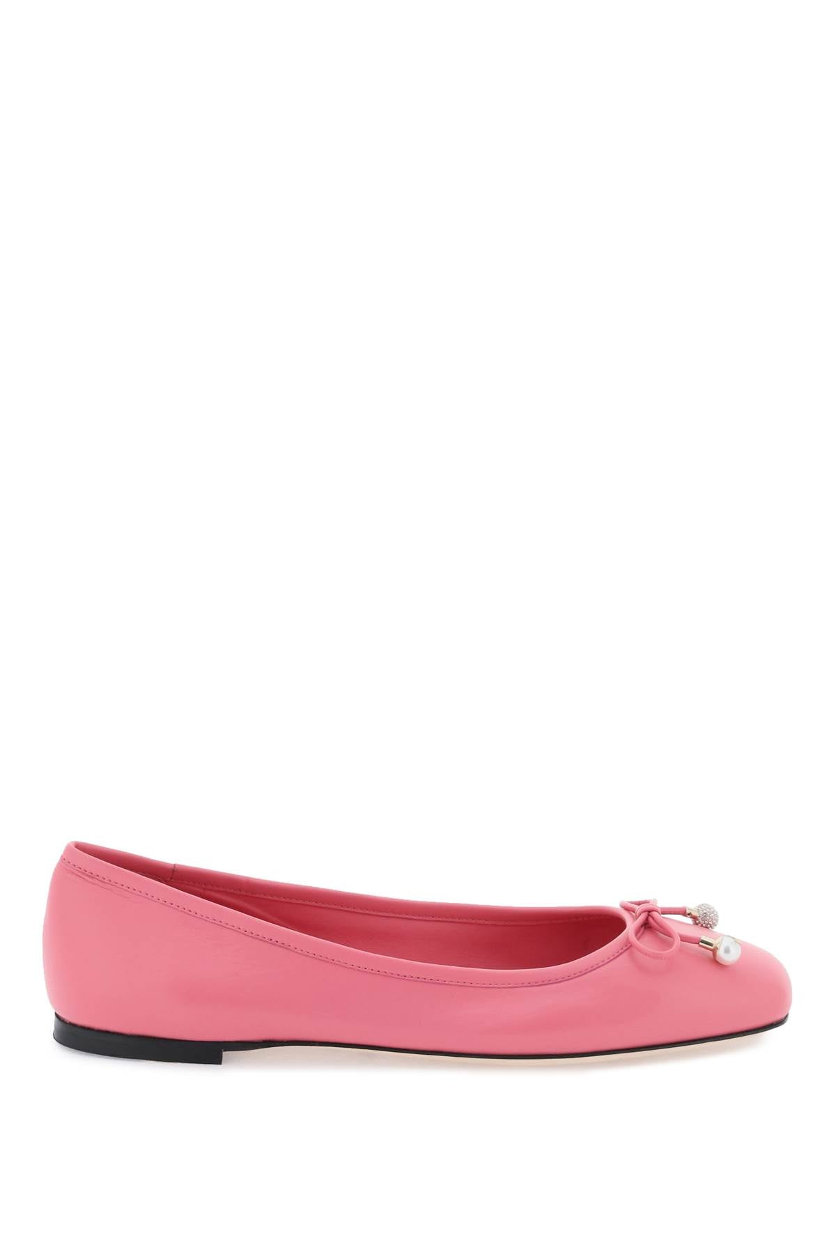 JIMMY CHOO Elegant Black Ballerina Flats for Women - SS24 Collection