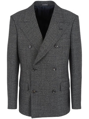 EMPORIO ARMANI Sophisticated Men's Wool Blazer