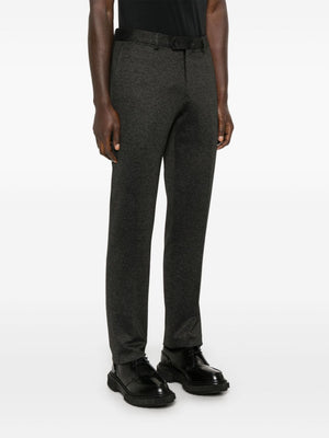 EMPORIO ARMANI Sleek Tapered Trousers for Men