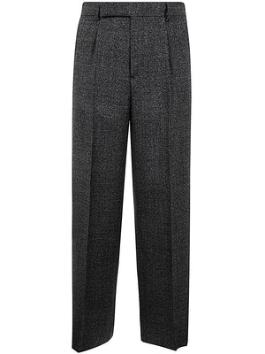 EMPORIO ARMANI Classic Tailored Trousers for Men - FW24 Collection