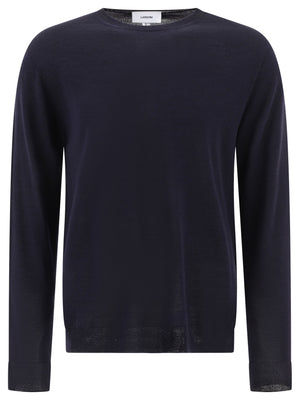 LARDINI Navy Wool-Blend Sweater for Men - SS24 Collection