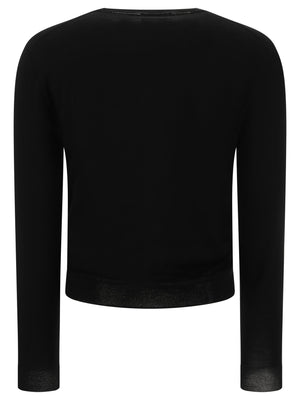 LARDINI Luxury Wool-Blend Crewneck Sweater