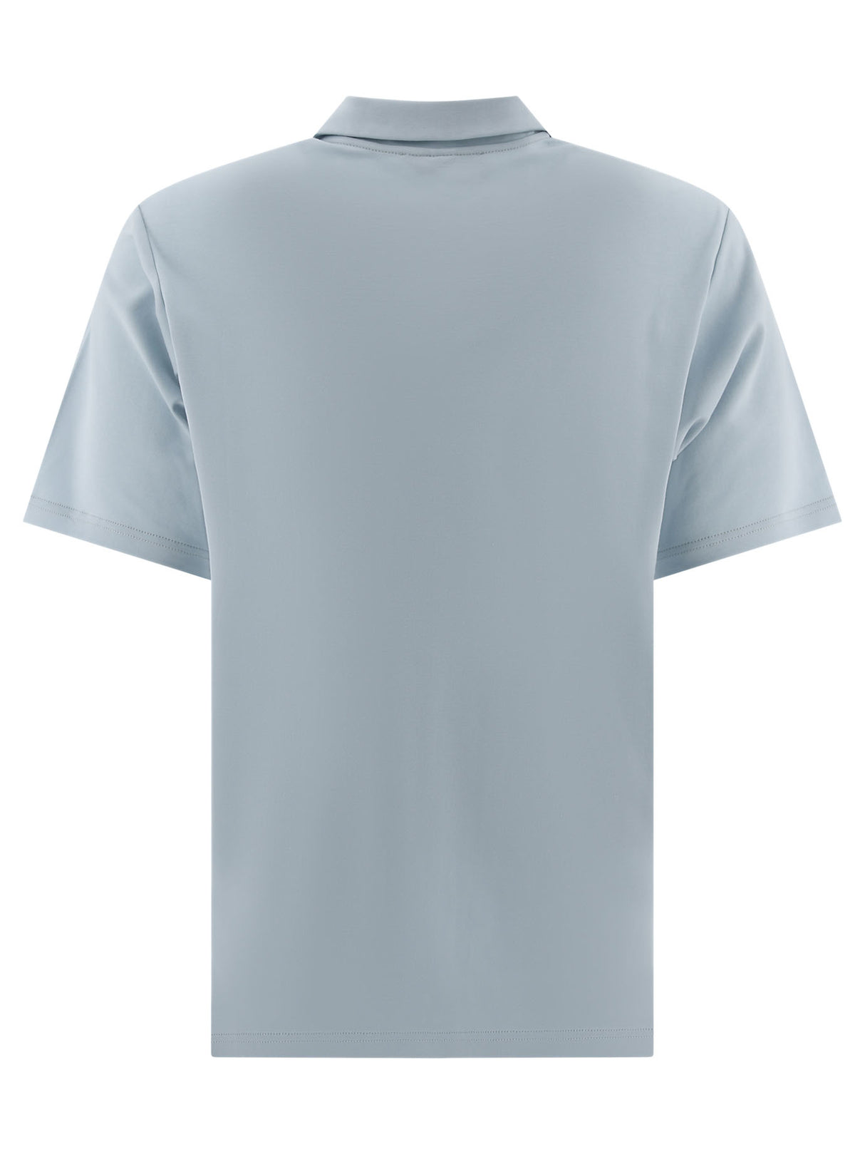 LARDINI Classic Sky-Blue Polo Shirt with Chest Pocket