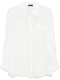 EMPORIO ARMANI Lightweight Semi-Sheer Silk Shirt for Women