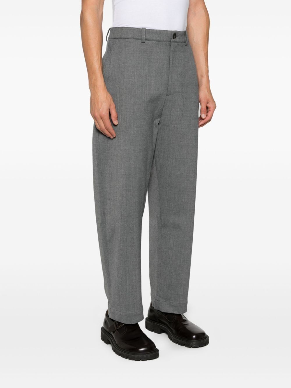 STUDIO NICHOLSON Single Pleat Tapered Pant for Men - Perfect Fit