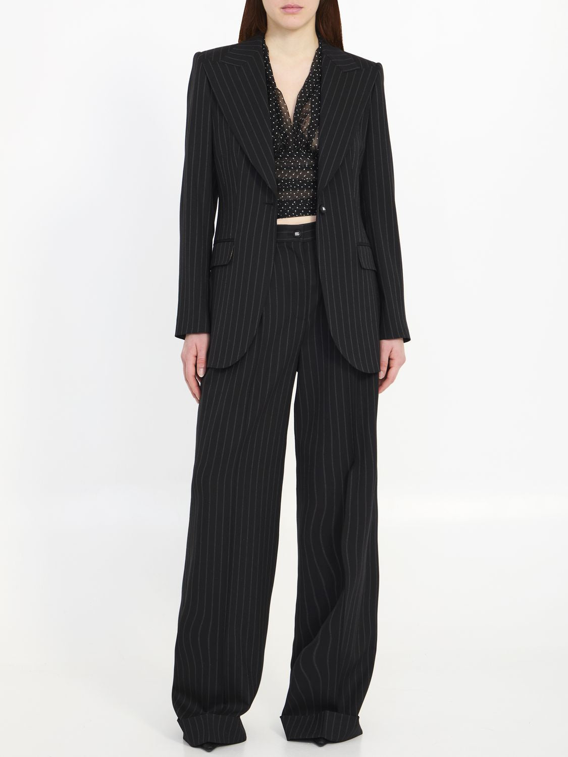 DOLCE & GABBANA Classic Pinstripe Jacket for Women