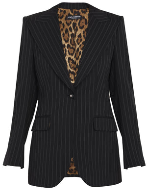 DOLCE & GABBANA Classic Pinstripe Jacket for Women