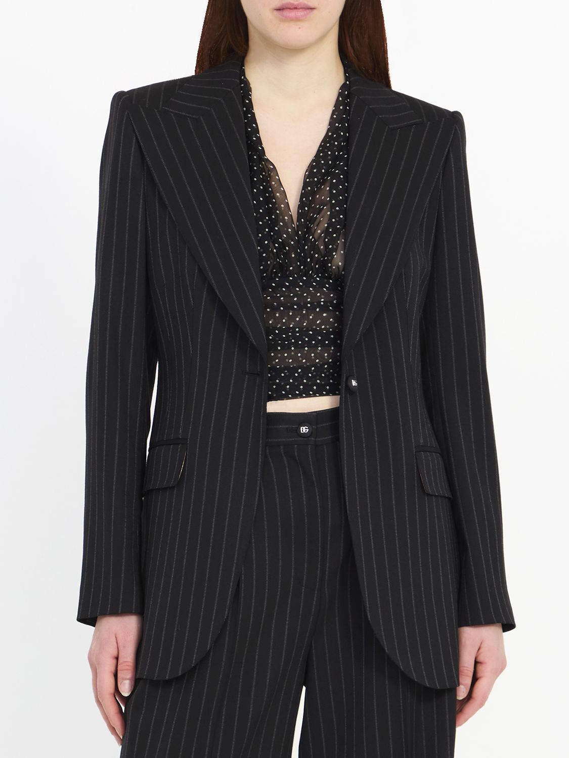 DOLCE & GABBANA Classic Pinstripe Jacket for Women