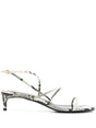 KHAITE Loop Mini Kitten Heel Sandal