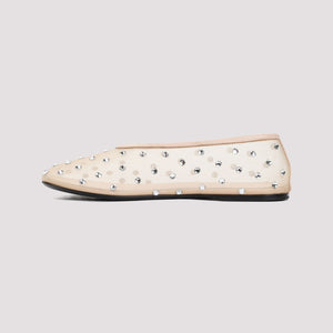 KHAITE Nude & Neutrals Flat Ballerinas for Women