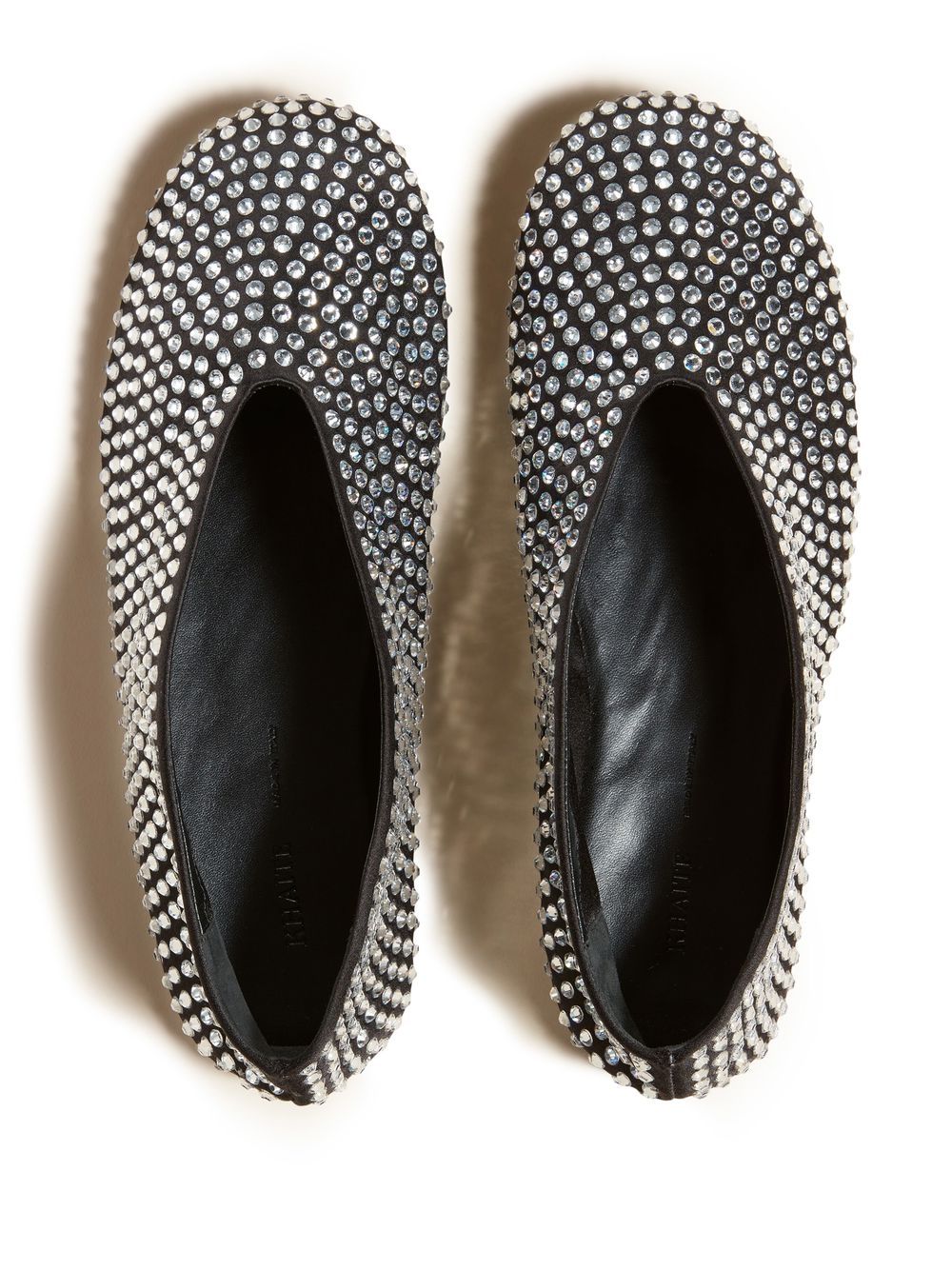 KHAITE Crystal Embellished Ballet Flats