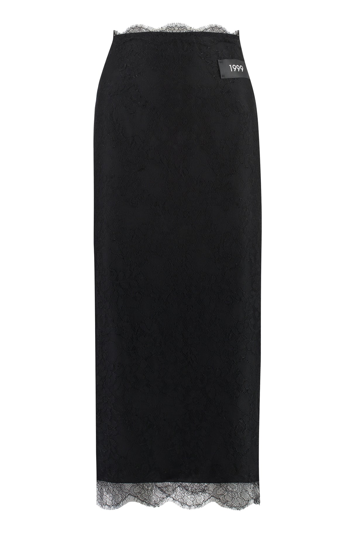 Black Lace Pencil Skirt for Women from Dolce & Gabbana