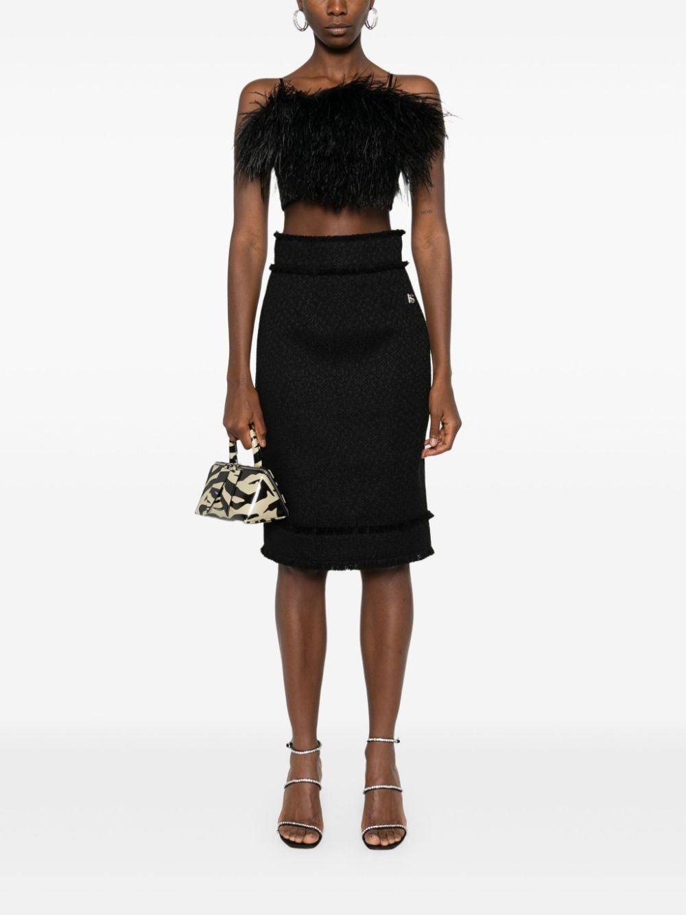 DOLCE & GABBANA Chic Raschel Mini Skirt