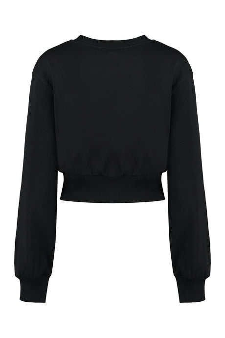 DOLCE & GABBANA Logo Detail Cotton Sweatshirt for Women