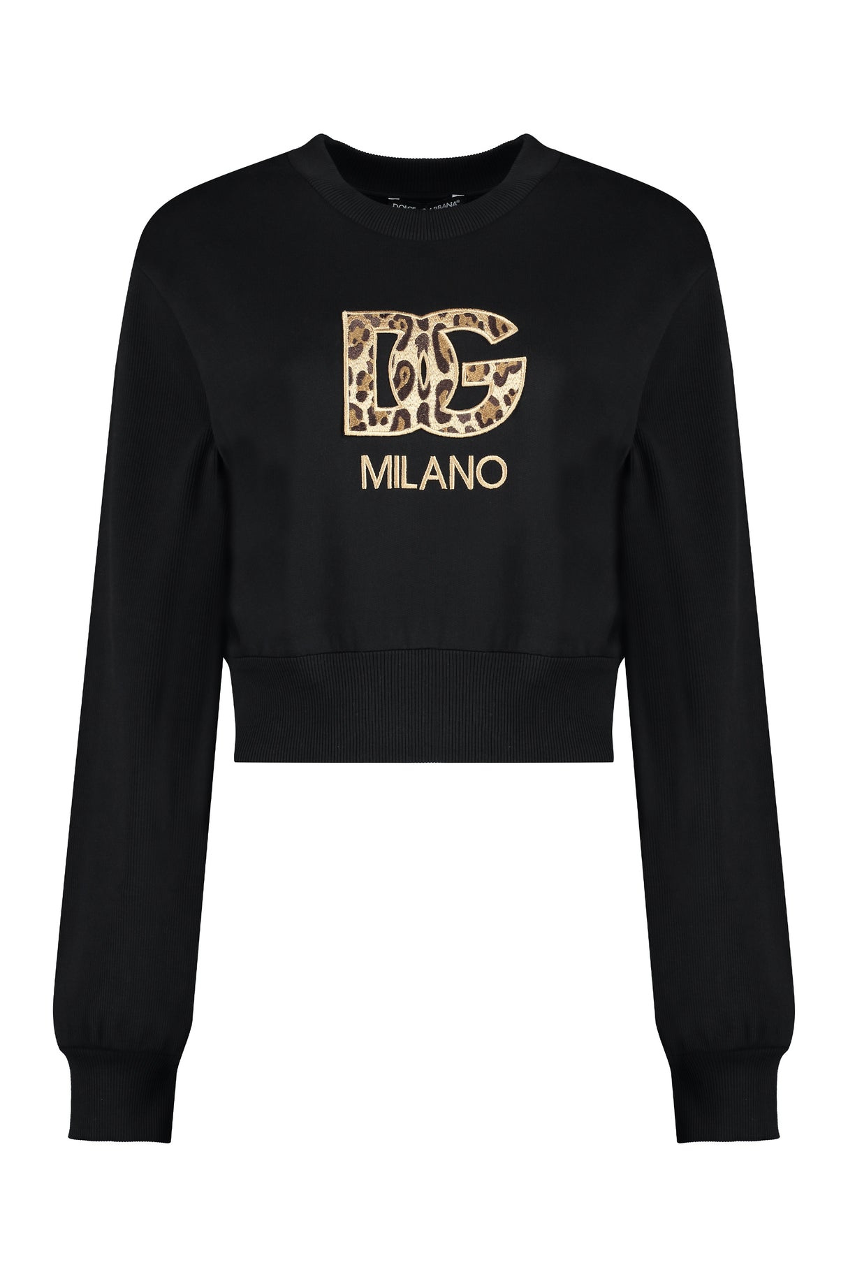 DOLCE & GABBANA Logo Detail Cotton Sweatshirt for Women