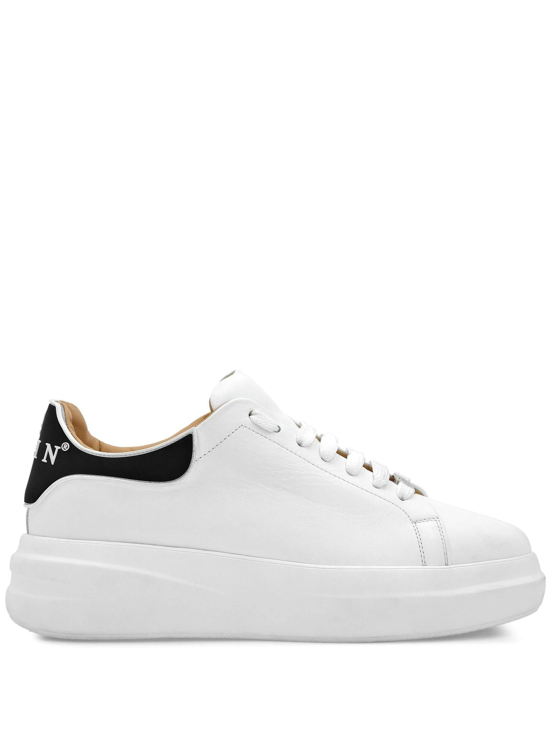 PHILIPP PLEIN Low-Top Leather Sneakers for Men