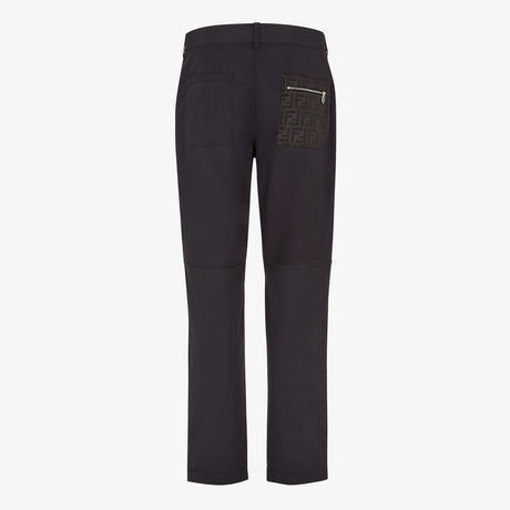 FENDI Contemporary Cotton-Blend Trousers