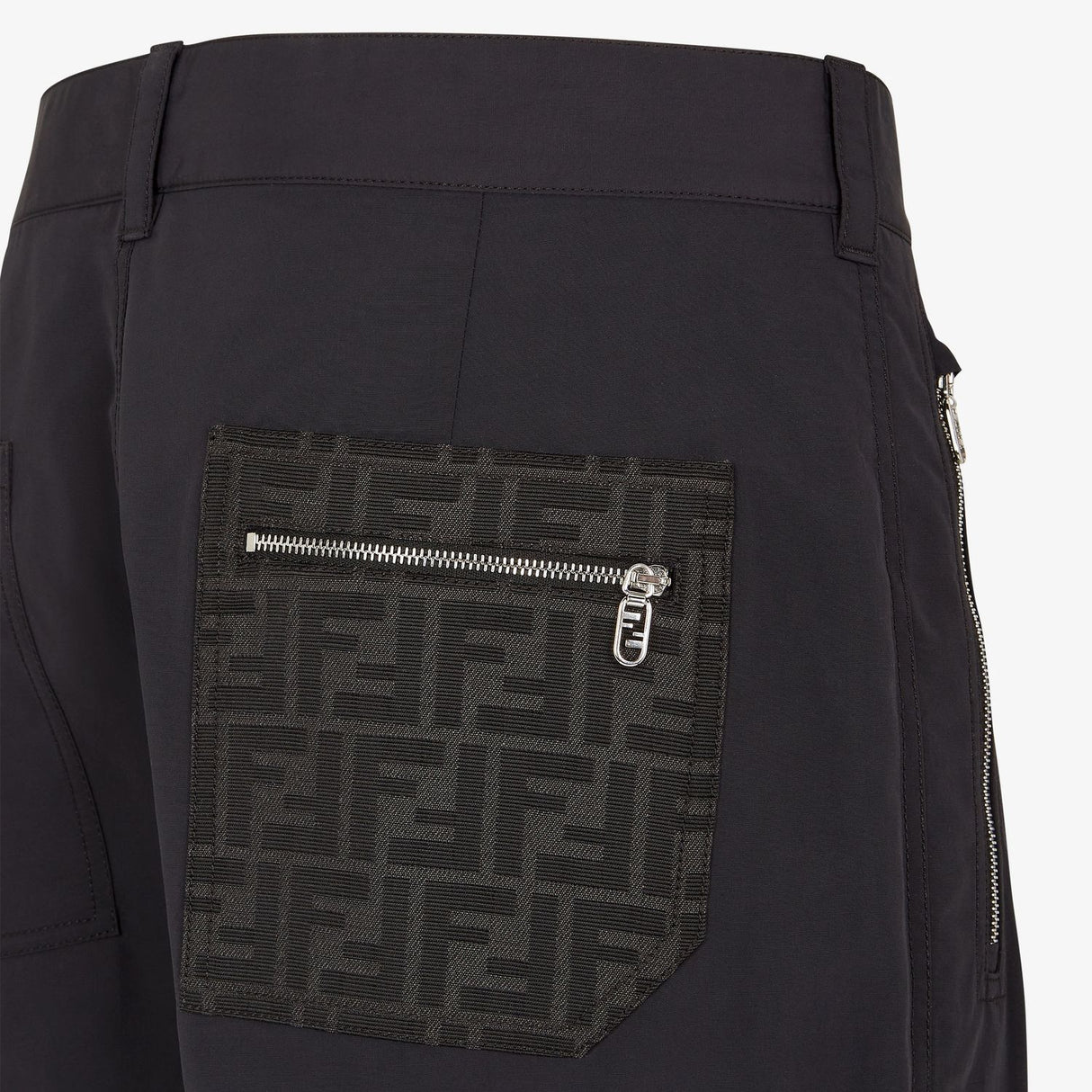 FENDI Contemporary Cotton-Blend Trousers