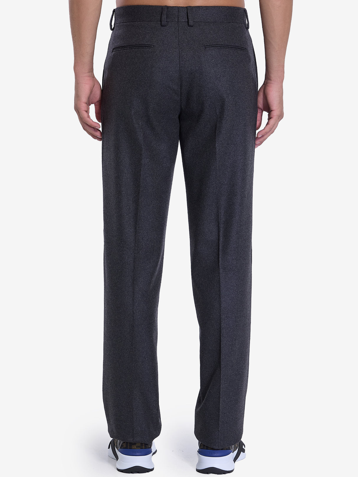 FENDI Luxury Cashmere Trousers for Men - Regular Fit