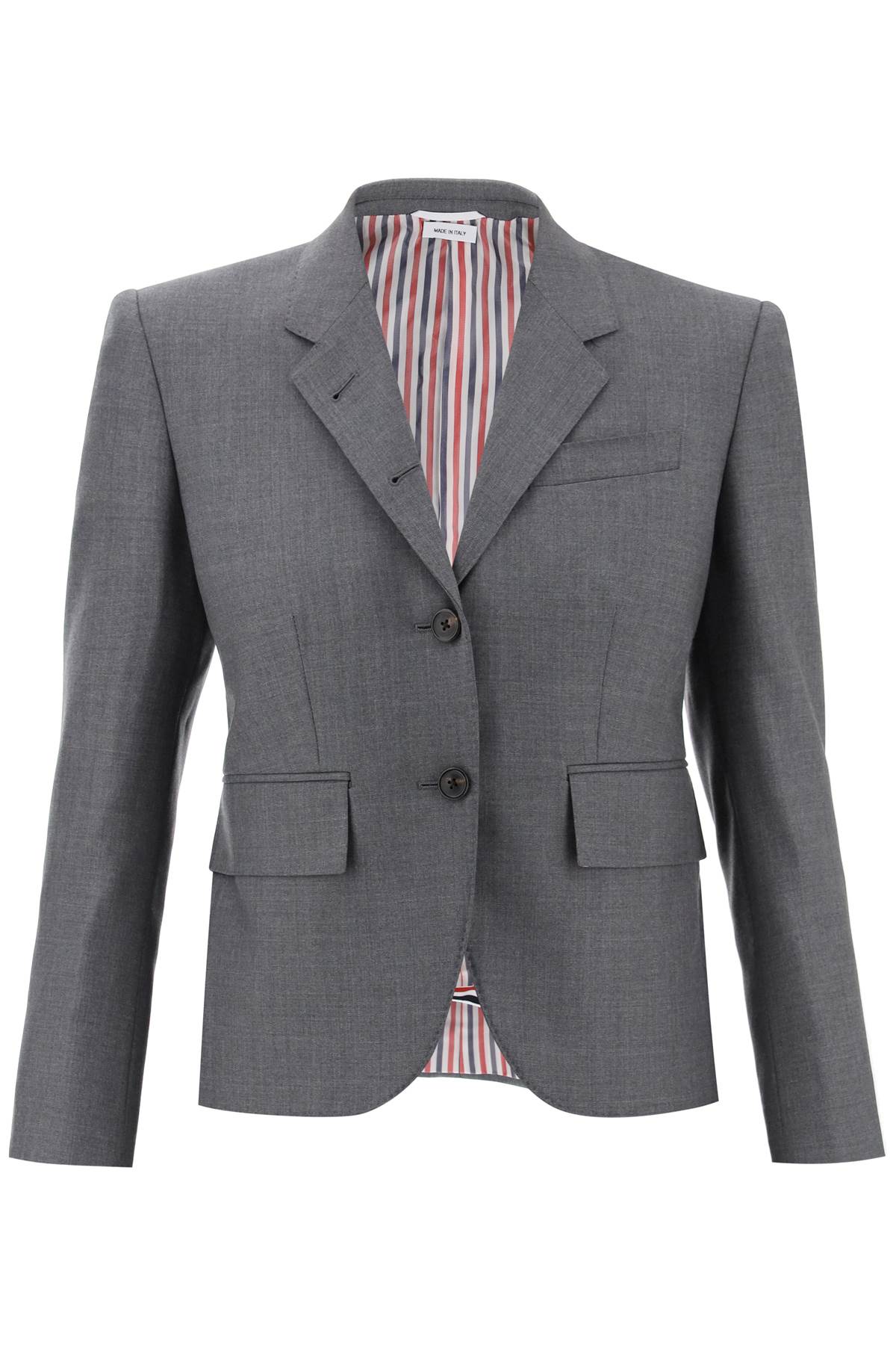 THOM BROWNE Mini Single-Breasted Cropped Jacket