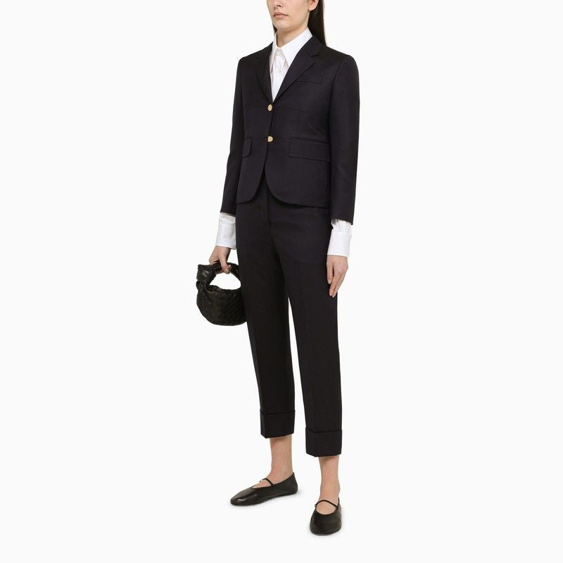 THOM BROWNE Mini Single-Breasted Cropped Jacket