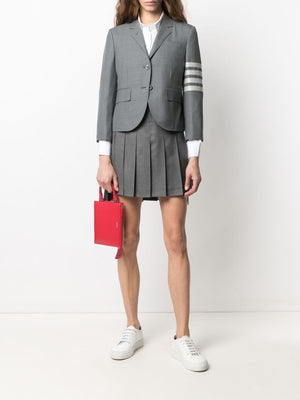 THOM BROWNE Mini Fitted Wool Short Jacket