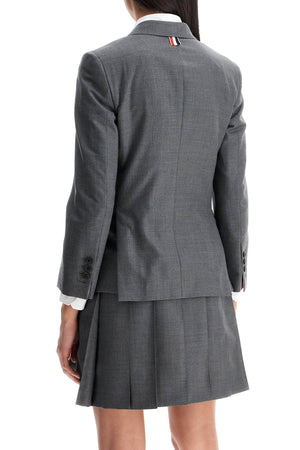 THOM BROWNE Slim Fit Wool Twill Jacket for Women - SS25