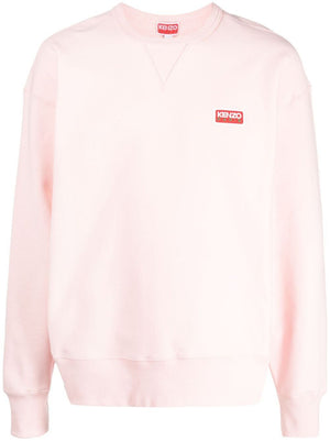 KENZO Faded Pink Jersey Sweatshirt for Men