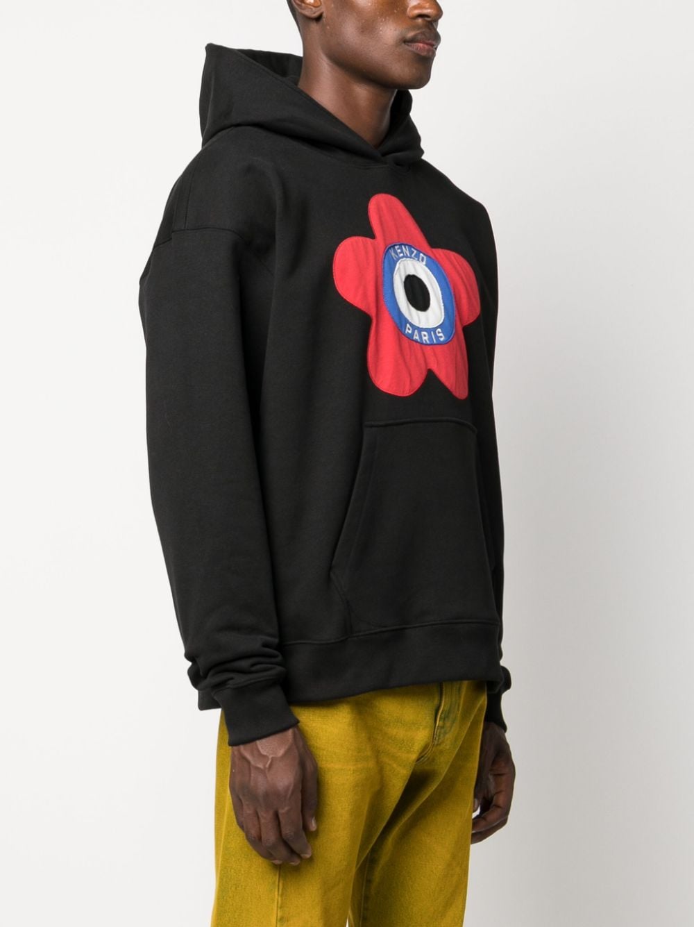 KENZO 23FW Men's Black Hoodie - Seasonal Must-Have for 2024