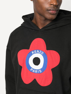 KENZO 23FW Men's Black Hoodie - Seasonal Must-Have for 2024