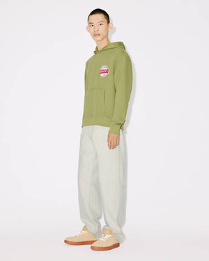 KENZO Sage Green Hoodie for Men - SS24 Collection