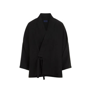 KENZO Elegant Black Kimono Jacket