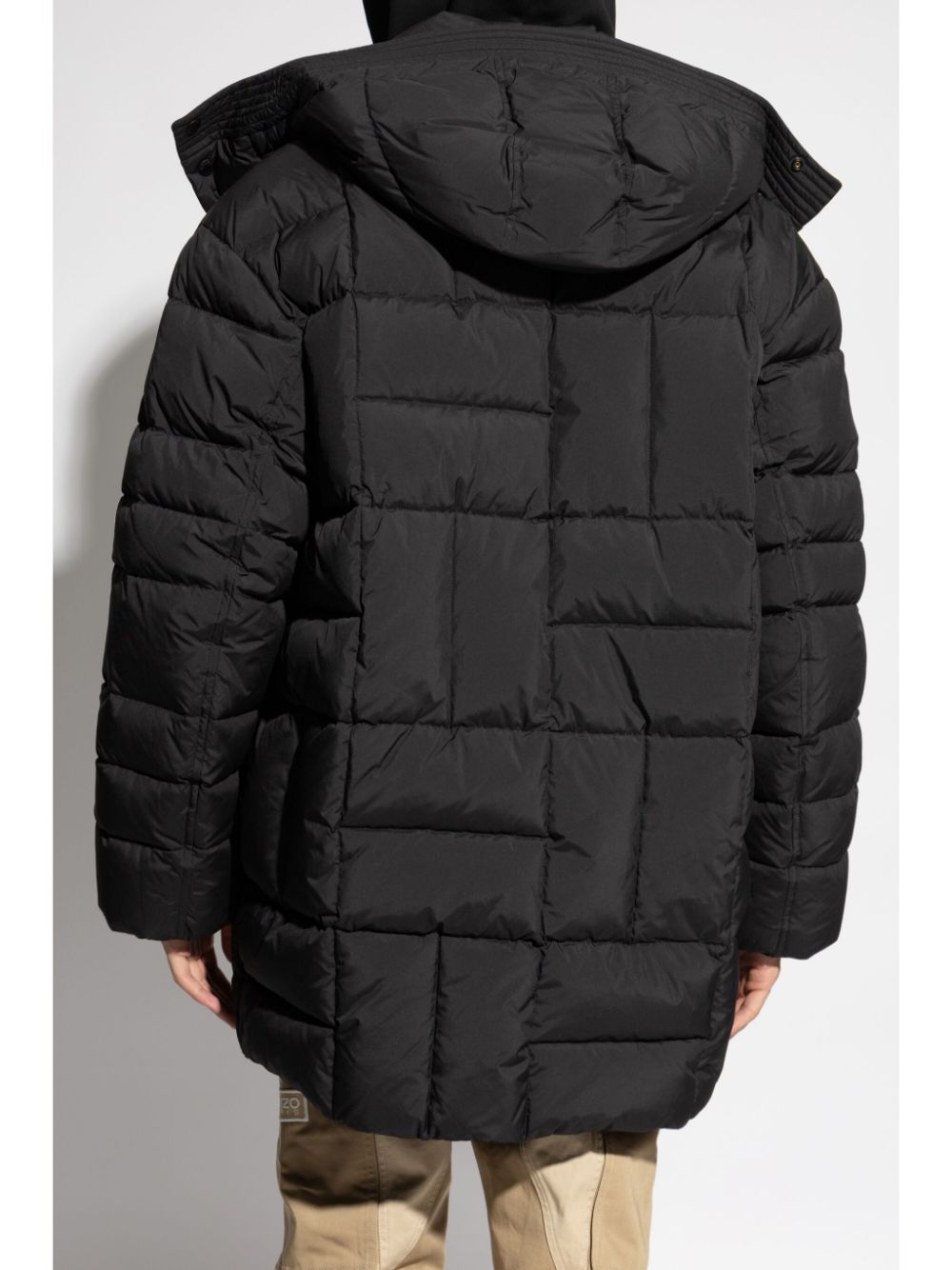 KENZO Padded Down Jacket with Slouchy Hood for Men - FW24