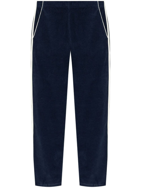 KENZO Midnight Blue Velvet Track Pants