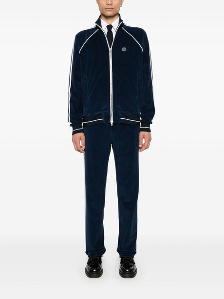 KENZO Midnight Blue Velvet Track Jacket