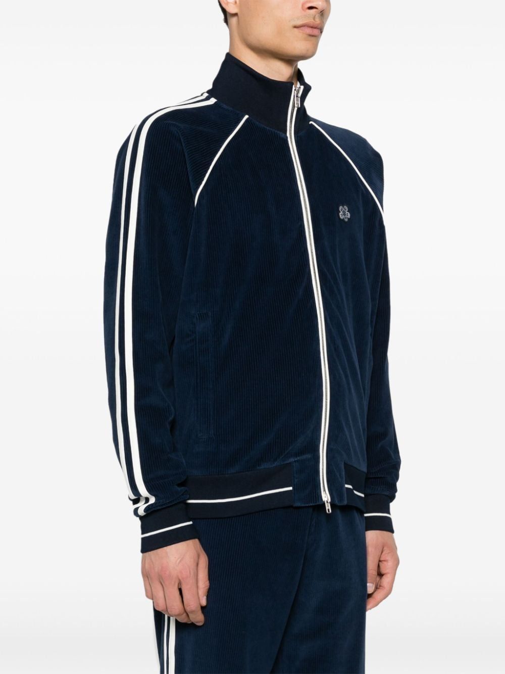 KENZO Midnight Blue Velvet Track Jacket