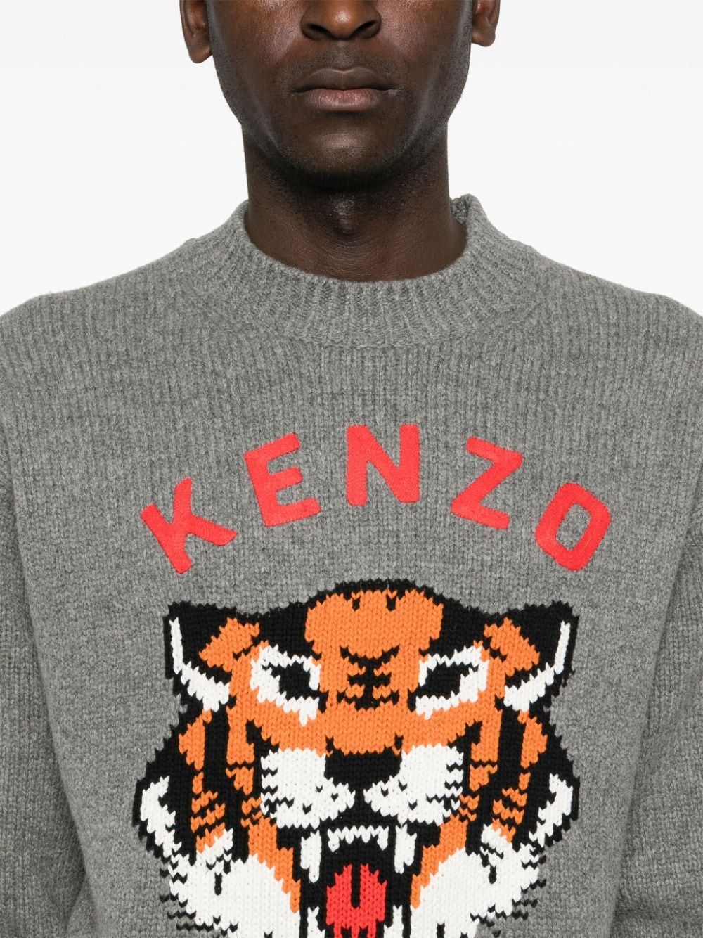 KENZO Lucky Tiger Wool-Blend Sweater