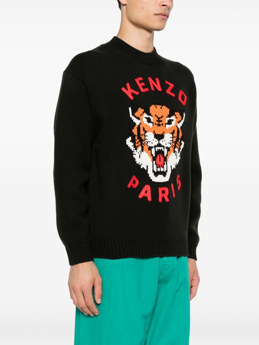 KENZO Lucky Tiger Wool-Blend Sweater