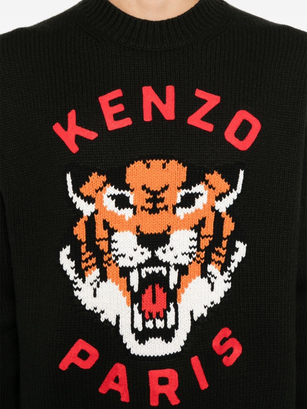 KENZO Lucky Tiger Wool-Blend Sweater