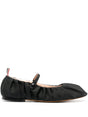 THOM BROWNE Elegant Leather Ballerinas for Women