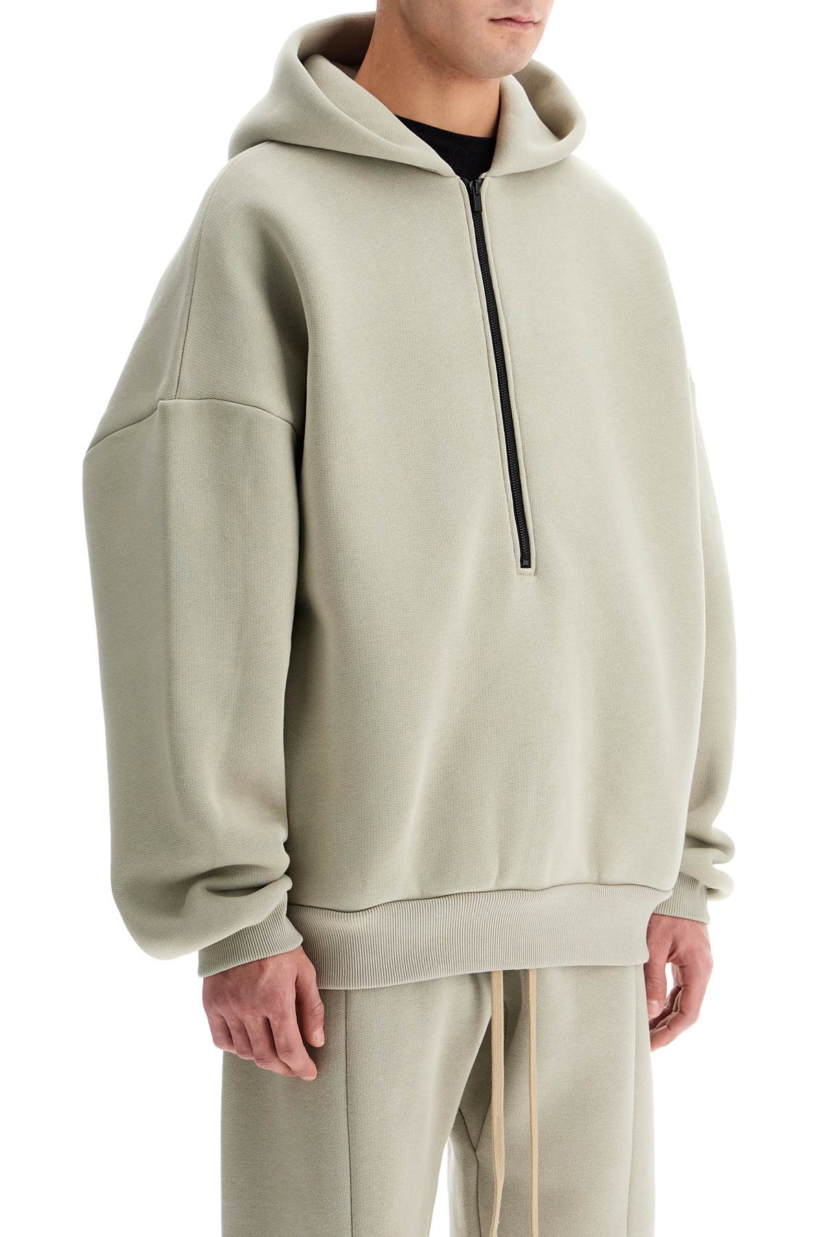 FEAR OF GOD Oversized Hooded Sweatshirt with Half Zip - Men’s