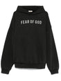 FEAR OF GOD Overlapped Hoodie with Logo - Men’s Grey Print