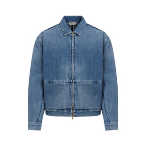 FEAR OF GOD Men's Vintage Wash Denim Jacket - Boxy Fit, Size-L