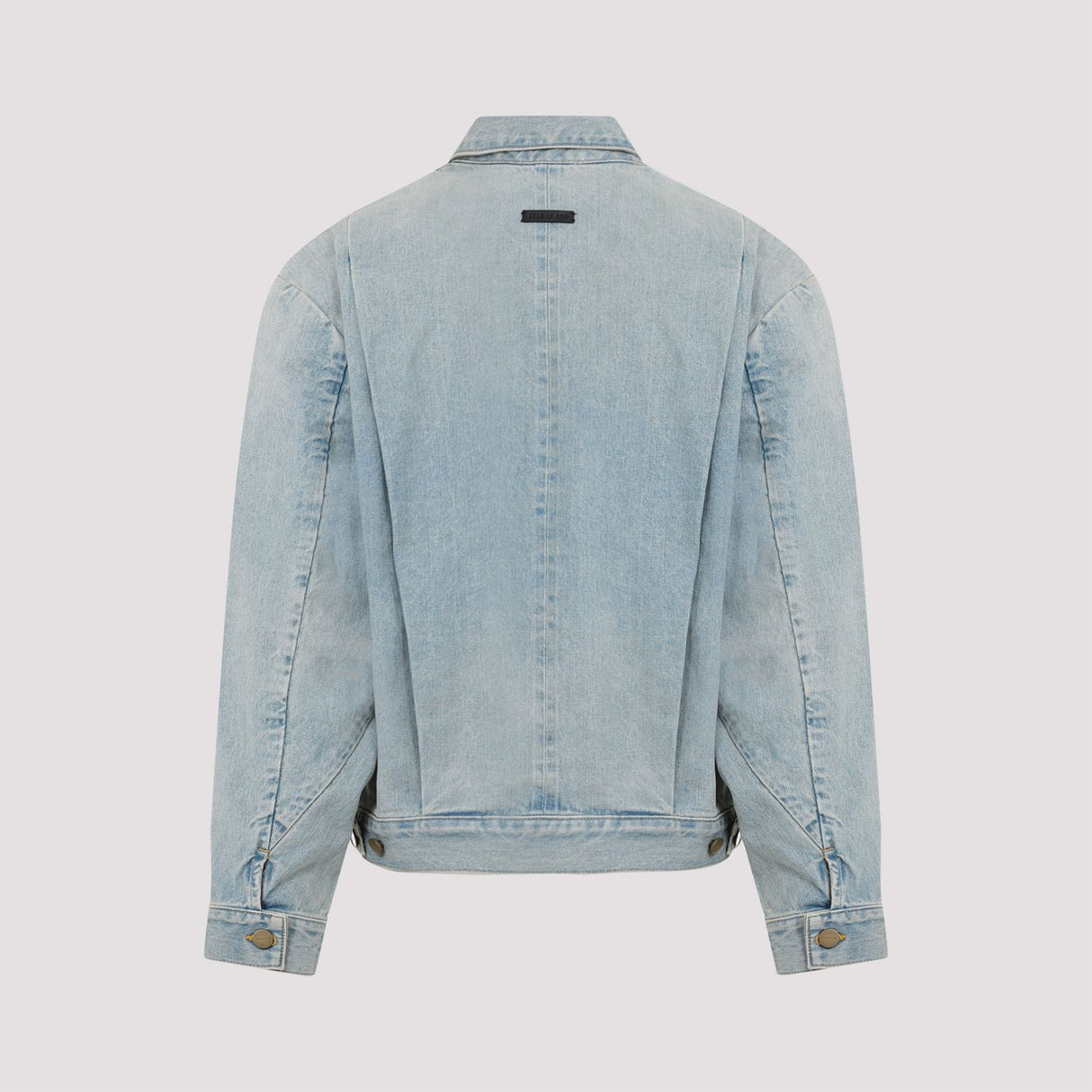 FEAR OF GOD Men's Vintage Wash Denim Jacket - Boxy Fit, Size-L