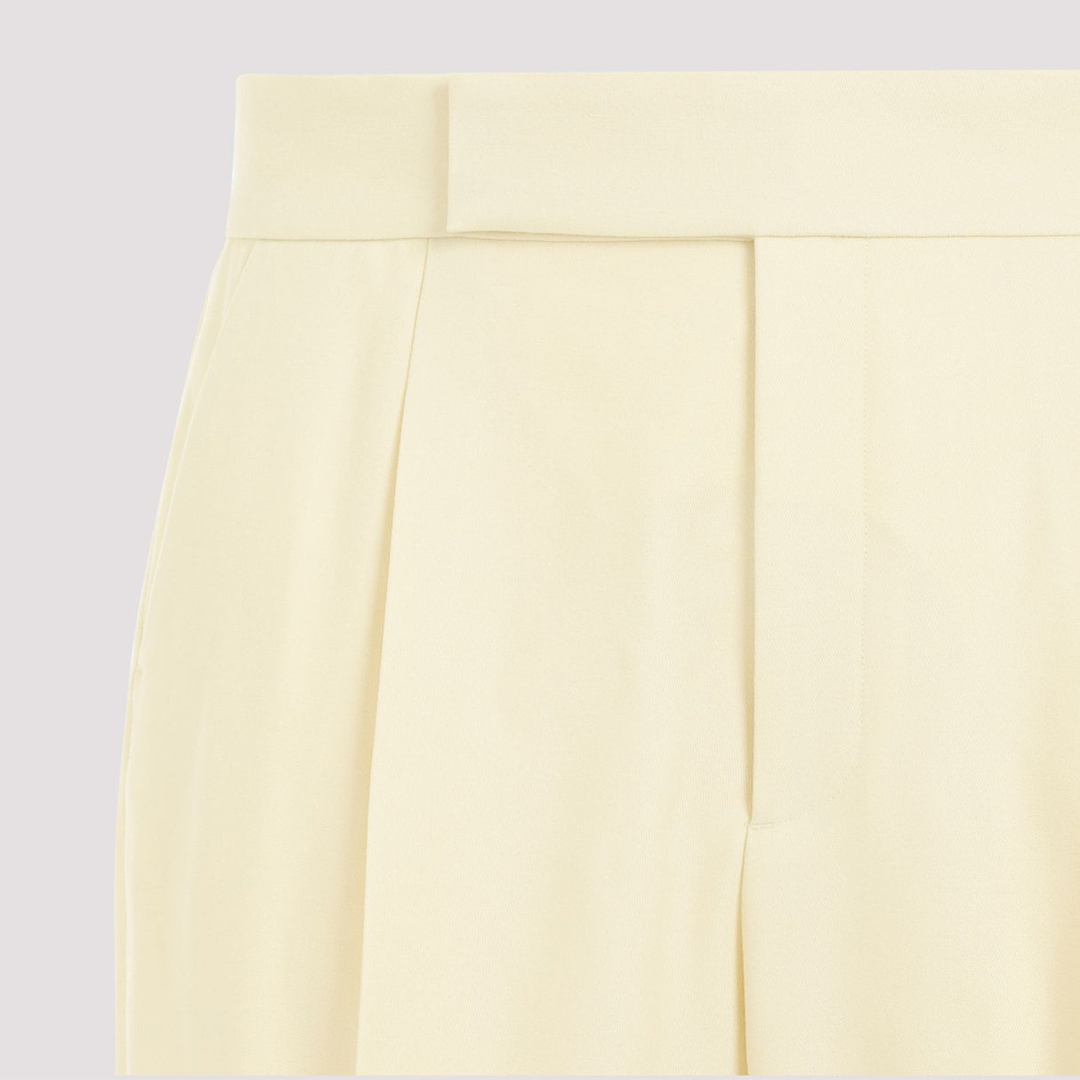 FEAR OF GOD Men's SS24 Yellow Wool Single Pleat Tapered Trousers