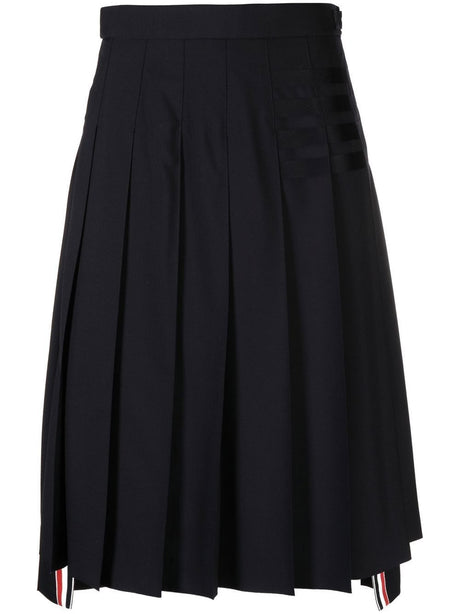 THOM BROWNE Pleated Kilt Style Skirt