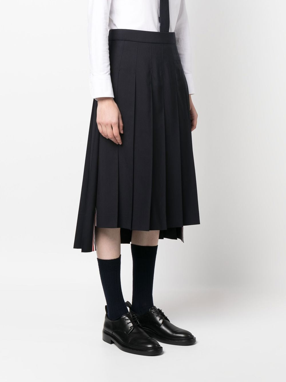 THOM BROWNE Pleated Kilt Style Skirt