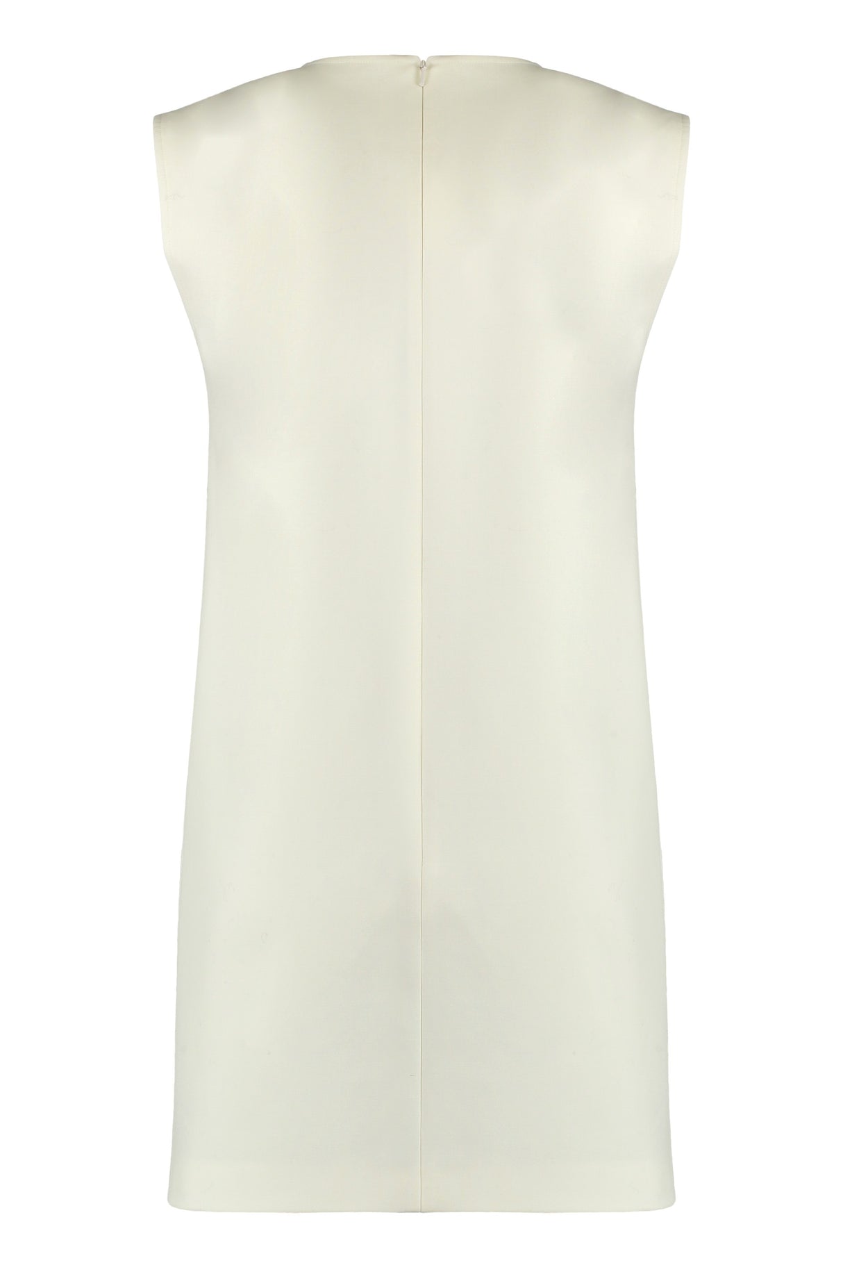 MAX MARA Elegant Wool Dress with Straight Cut